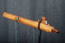 Black Locust Wood Native American Flute, Minor, Low E-4, #Q2H (3)